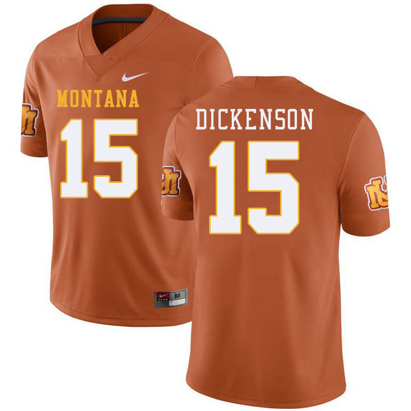 Montana Grizzlies #15 Dave Dickenson College Football Jerseys Stitched Sale-Throwback